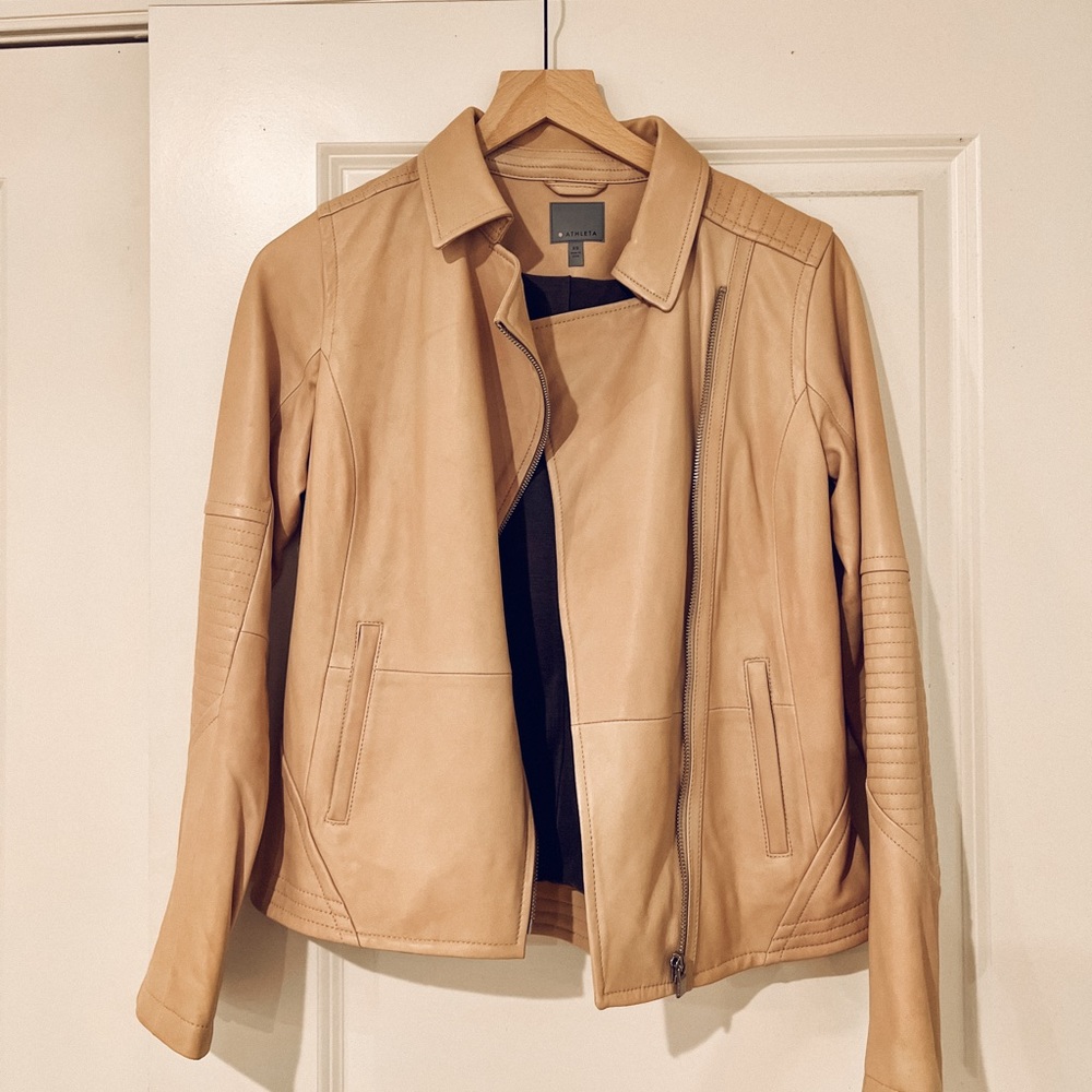 Athleta Leather Jacket